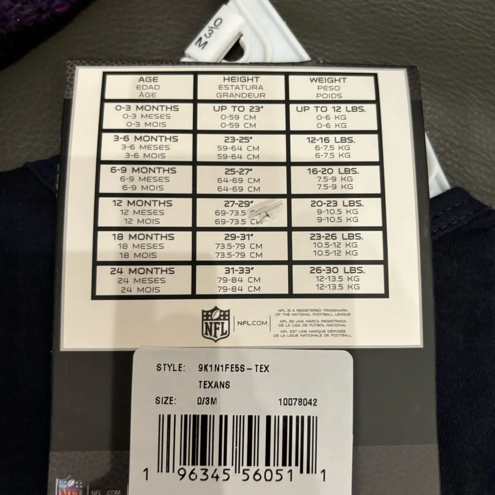 Texans NFL Onesies